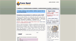 Desktop Screenshot of ca.transsped.ro